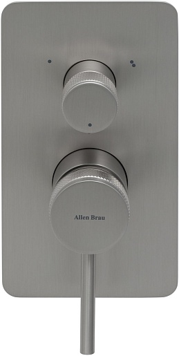 Allen Brau Смеситель для ванны Priority 5.31A11-BN (с внутренней частью, 3 выхода) никель – фотография-8